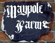 Maypole Farm sign St.Helens