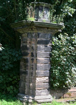 Gate piers at Bold Old Hall Bridge St.Helens