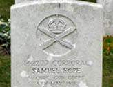 Samuel Hope grave