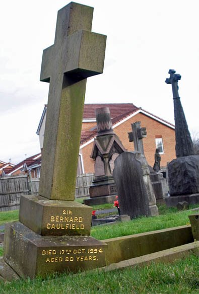 Sir Bernard Caulfield's Grave in St. Annes Cemetery