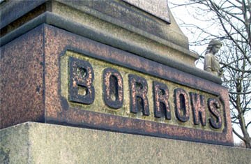 Edward Borrows memorial, St.Anne's, Sutton, St.Helens