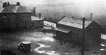 Lea Green Colliery buildings in the 1920s