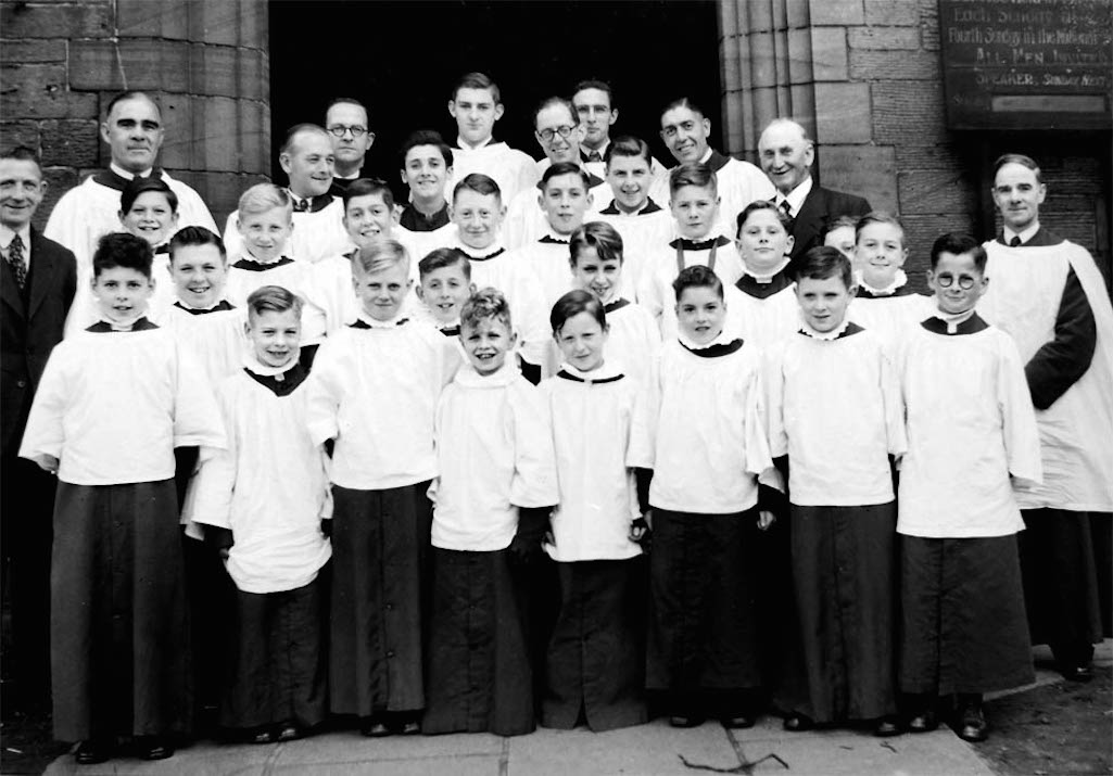 All Saints Church Choir Sutton 1948