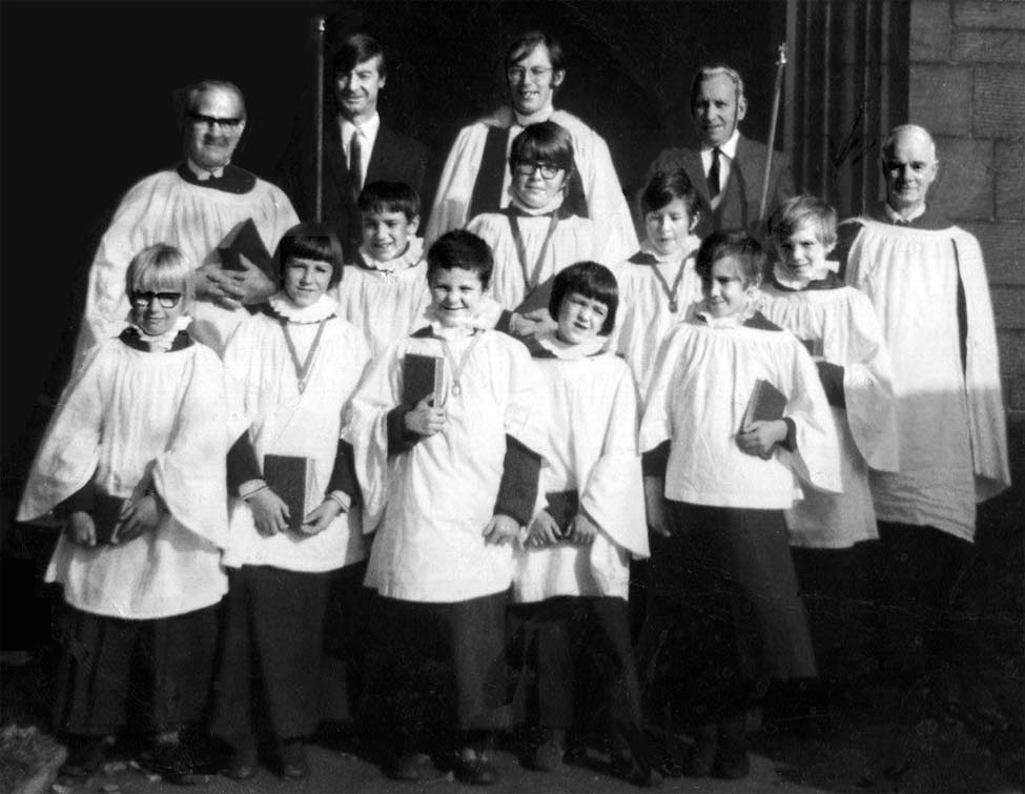 All Saints Church Choir Sutton about 1973