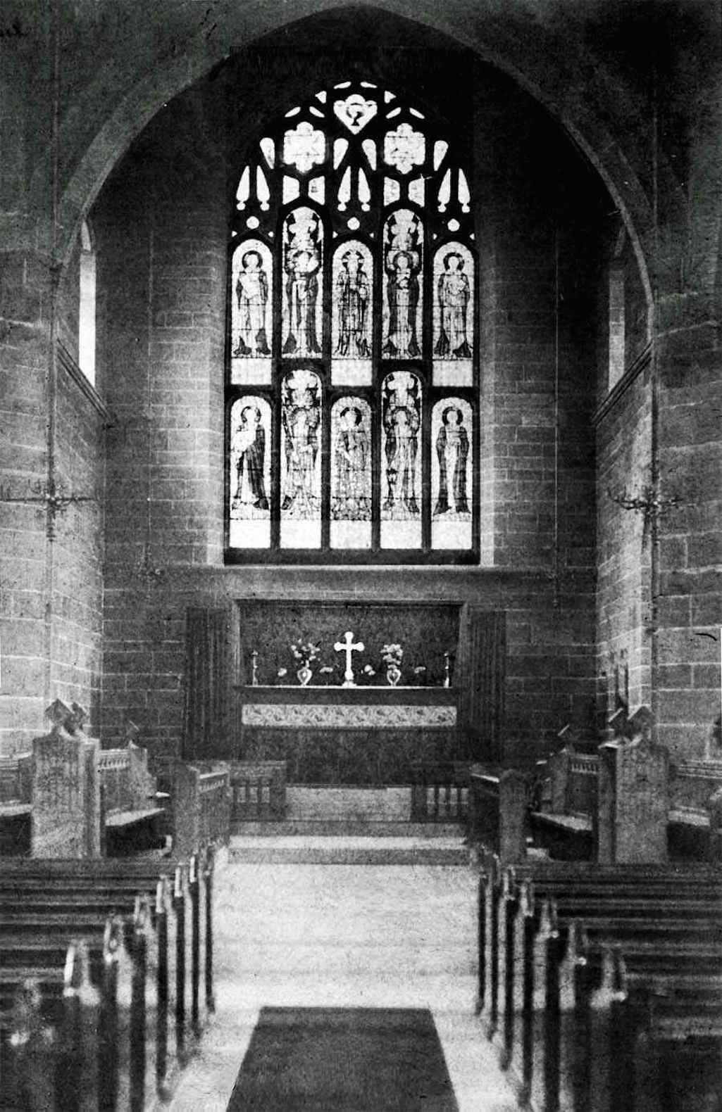 All Saints Church in Ellamsbridge Road c.1910 which was the subject of much controversy during the 1930s