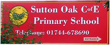 Sutton Oak School sign