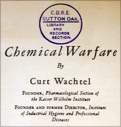 Chemical Warfare by Curt Wachtel