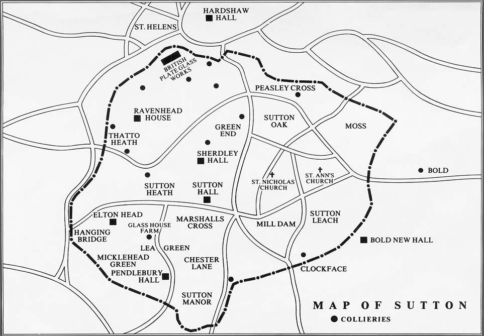 A map of old Sutton” alt=