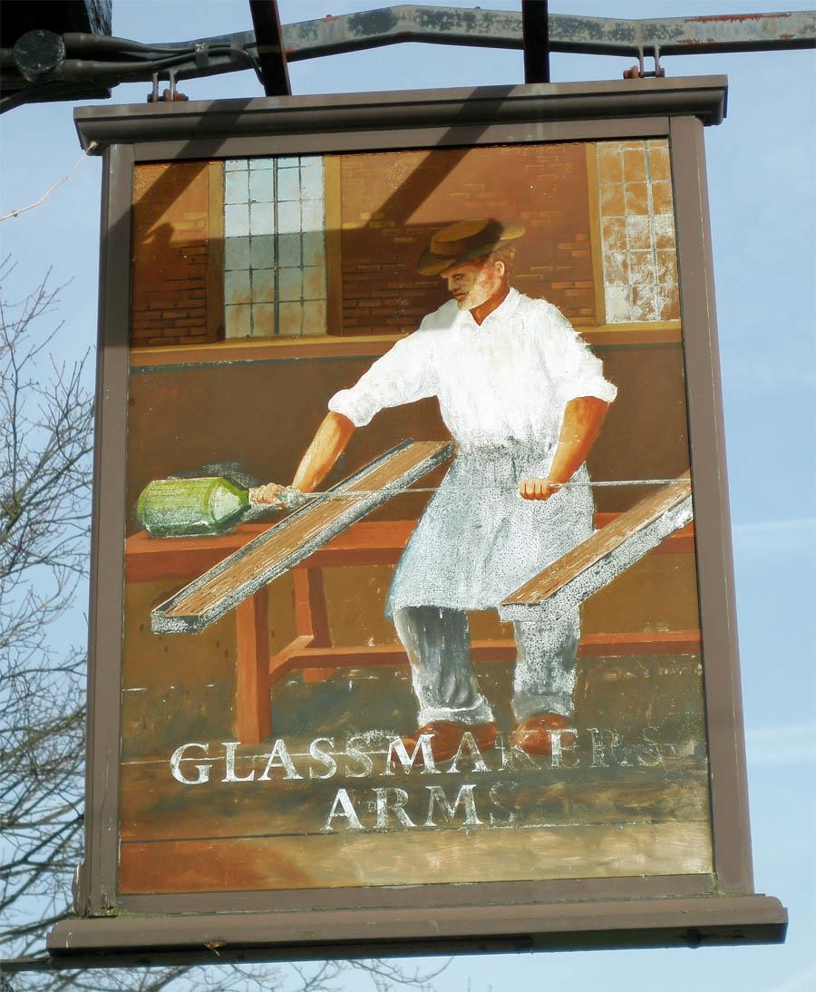 Glassmakers Arms sign Sutton, St.Helens