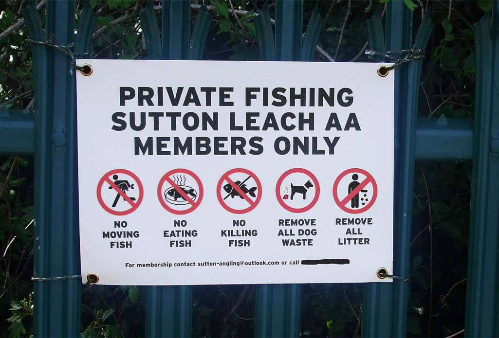 Sutton Leach Angling Association at Sutton MIll Dam